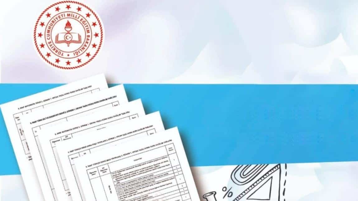 Ülke Geneli Ortak Sınavlara Yönelik Konu Soru Dağılım Tabloları Yayımlandı