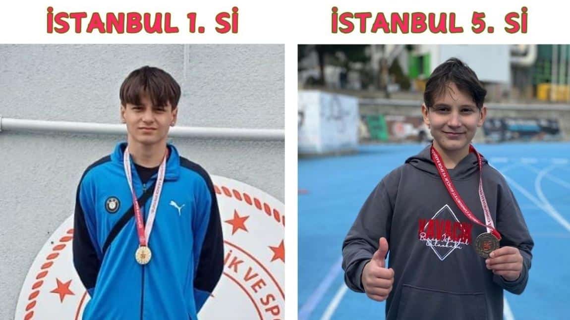 Atletizmde İstanbul Şampiyonluğu ve Fırlatma Topunda İstanbul 5.liği